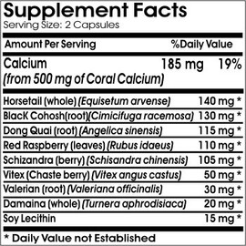 Hot Flash Max Support ~ 180 Capsules - No Additives ~ Naturetition Supplements