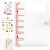 A7 Sealing Notebook, Transparent Binder, 6 Holes, Main Unit x