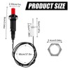 Piezo Spark Igniter Set with Push Button Piezo Igniter Replacement,