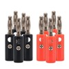 Doyeemei Banana Plug Connector Speaker Audio Adapter Speaker Plug Video