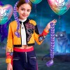 Peluca Trenza Extensión Cabello Lila K-pop Demon Rumi Fiesta Lila