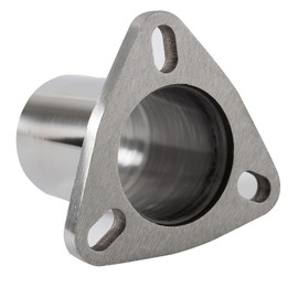 Universal Semi Direct Fit Exhaust Converter Pipe 2.5"OD 3-Bolt Flange Repair Kit，T304 Stainless Steel, exhaust flange repair,weld on exhaust flange