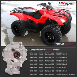 HRepair Rear Differential fits for 2000-2006 Honda Rancher TRX 350 & Rancher 400 TRX400 Replaces# 41300-HN5-671