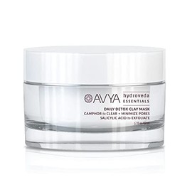Avya Skincare AVYA Hydroveda Essentials - Mascarilla de arcilla para desintoxicación diaria (1.7 onzas) - Tratamiento ayurvédico avanzado de la piel, 