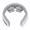 Electric Pulse Neck Massager Adjustable Multi Functional Portable 4 Head