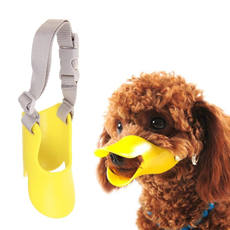 Anti Bite Duck Mouth Shape Dog Mouth Covers,Soft Duck Silicone