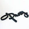 Pray 3D Wood Art Word Script Cutout Sign (12x7 inches),