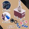 Twidec/3Pcs Waterproof Heavy Duty Toggle Switch 12V DC 30A DPDT