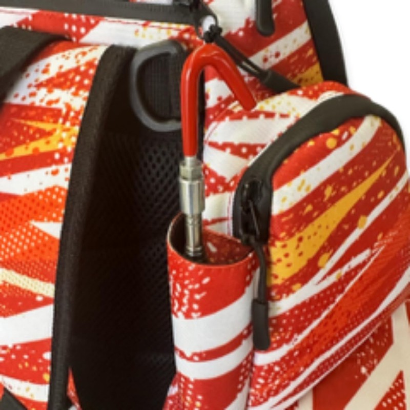 Discology Icon - Crimson Red - Disc Golf Bag (Crimson