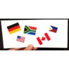 40 Removable Stickers: Chicago State Flag, Party Favors, Decals