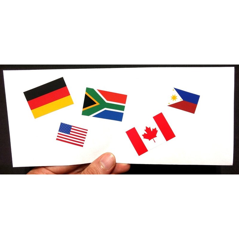 40 Removable Stickers: Chicago State Flag, Party Favors, Decals