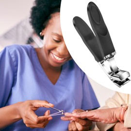 Big Nail Clippers - Nail Cutters - Heavy Duty Grooming Tool Curved Wide Jaw Scissors Ergonomic Trimmer Shaver for Men Women Kids Seniors Adults Manicure