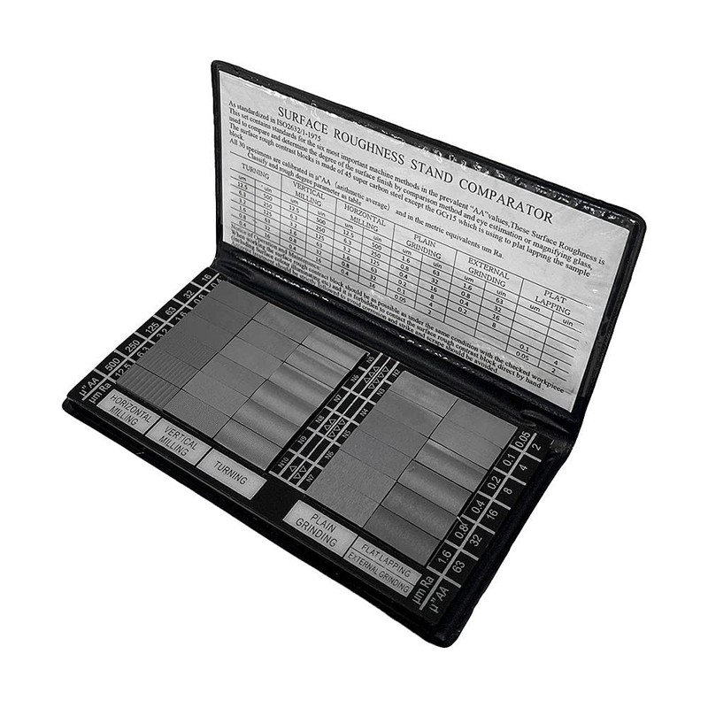 DBM IMPORTS Specimen Surface Roughness Comparator Composite Pocket Set Gauge