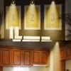HOFUY 4-Pack Battery Powered LED Spotlight, Wireless Picture Lights, Uplighting