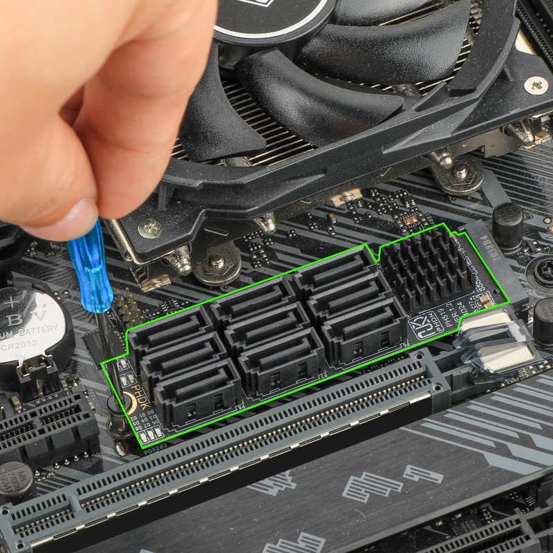 M.2 to SATA 3.0 Adapter, M.2 M Key PCIE to