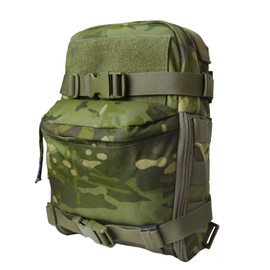 Tactical Hydration Backpack for 2L Hydration Bladder, Lightweight Hydration Backpack MOLLE Water Carrier for 2L Hydration Bladder Reservoir Pack for Hiking Biking Running Climbing (MCTP)