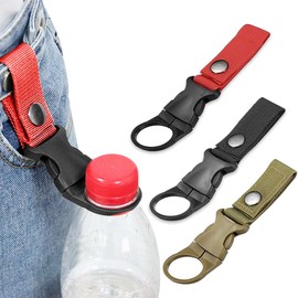 Marcea Plastic Bottle Holder with Key Ring, Silica Gel Material, Bottle Hook, Portable, Convenient, Camping, Climbing, Hydration