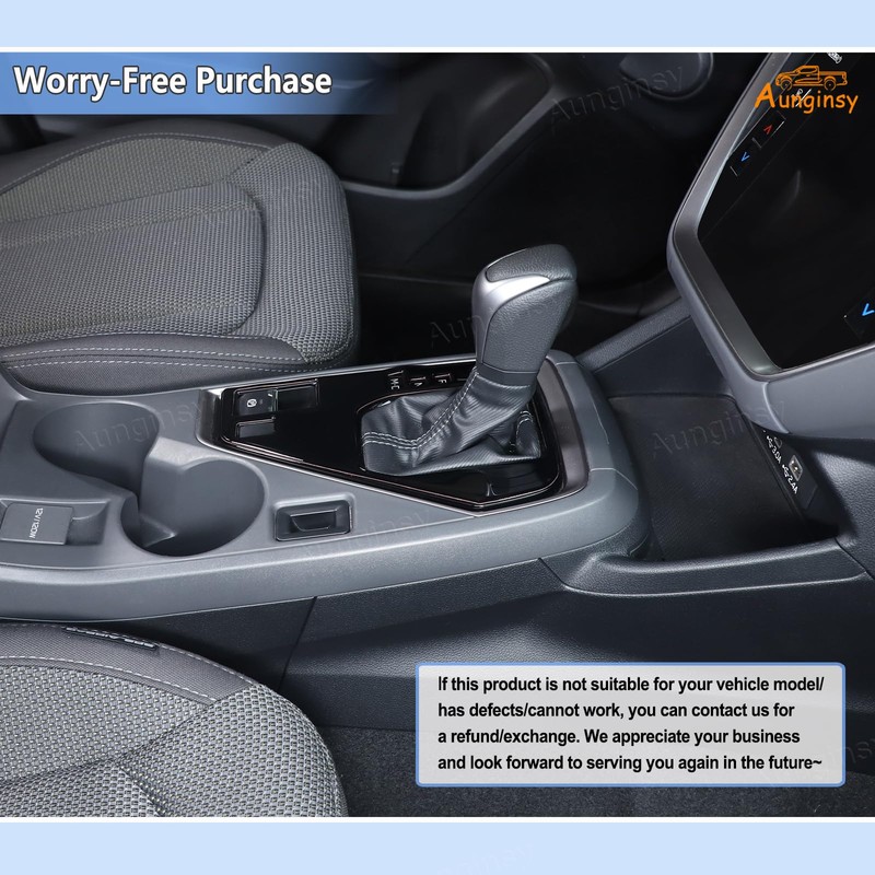 Aunginsy Central Control Gear Shift Panel Trim Cover Compatible with