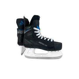 American Athletic Ice Force Hockey Skates for Men - Lightweight Ice Skates with Reinforced Ankle Support, Moisture-Resistant Lining, Stainless Steel Blade - Recreational Indoor & Outdoor Use (6)