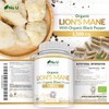 Organic Lions Mane Supplement 1500mg - 180 High Strength Vegan
