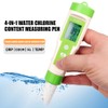 Chlorine Testing Pen 4-in-1 Water Chlorine Content Measuring Pen Swimming