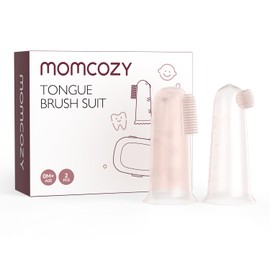Momcozy cepillo de dientes de dedo de silicona para bebé