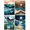 DCIDBEI 5D Diamond Painting 4 Pack 12x16 in/30x40 cm Diamond