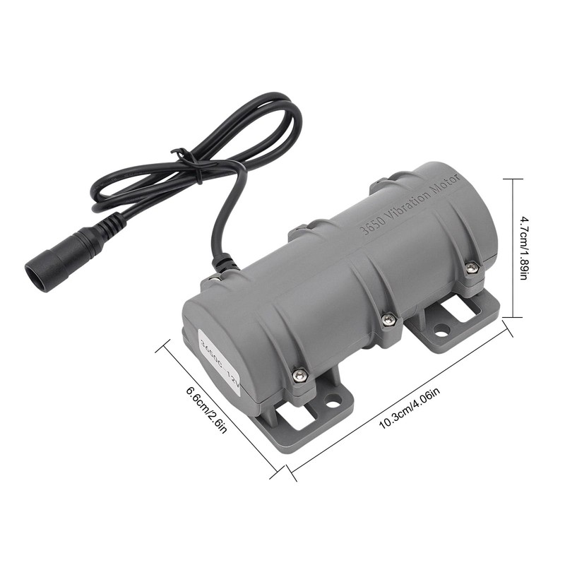12V DC Vibration Motor, 3800RPM Mini Vibration Motor with Adjustable