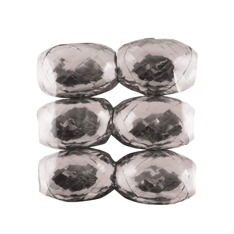 Eurowrap Ribbon Cops, Pack of 6 - Silver, Gold, Red