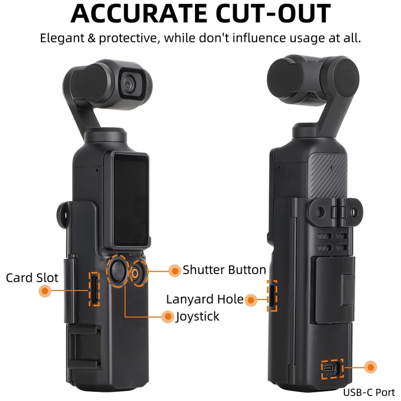 Expansion Adapter for DJI Osmo Pocket 3 Camera Tripod Adapter