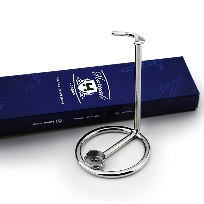 Haryali London Triangular Compatible Razor & Stainless Steel Razor Stand