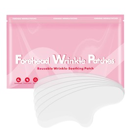 6 parches antiarrugas reutilizables para la frente, parche antiarrugas para líneas finas, cinta facial de silicona para reducir las arrugas, mascarilla hipoalergénica para eliminar las arrugas, kit