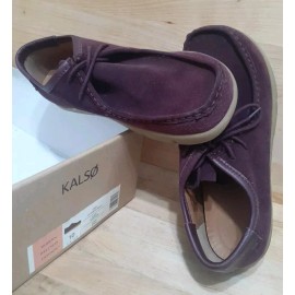 Kalso Earth Shoe  KALSO: Earth Mens Shoes Size 10 Darby BORDEAUX SUEDE leather Tie  PORTUGAL NEW!
