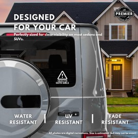 I Brake for Goth Girls - Funny Vinyl Decal Bumper Sticker for Car, Wall, Window, Vehicle, Weather Resistant, Joke, Humor, Comedy, Meme, Prank, Hilarious, Gag Gift, Gen Z Streaming (Black)