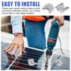 42 Pack Solar Panel Mid Clamps, Solar Panel Clamps Bulk,