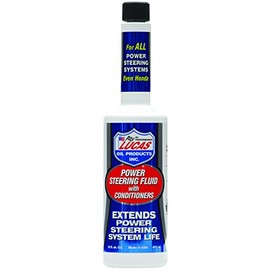 Lucas Oil 10442 Power Steering Fluid With Conditioner, 16 oz, Bottle, Amber, Liquid