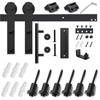 SMARTSTANDARD 7.5 FT Heavy Duty Sturdy Sliding Barn Door Hardware
