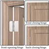 Hinges, Exterior Door Hinges Brushed Nickel 6 Pack 4 Inch