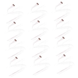 IWOWHERO 12pcs Sparkly Glitter Tinsel Strands for Festivals Parties Celebrations Lightweight Comfortable Hair Jewelry for Women