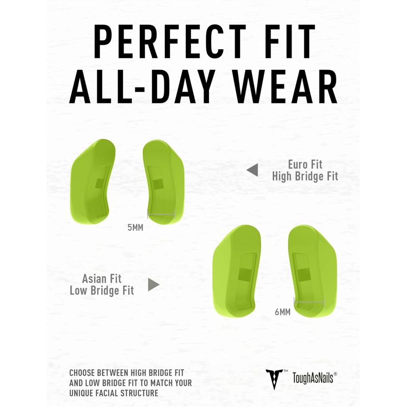 ToughAsNails Green Replacement Rubber Kits Ear Socks and Nose Pads