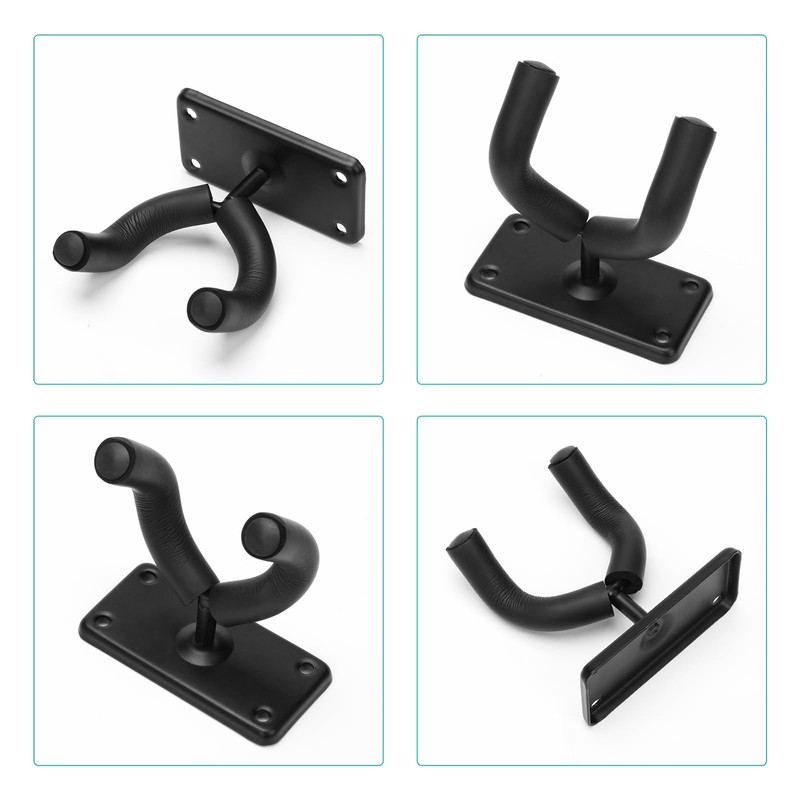 Coolrunner Skateboard Wall Hanger, 4 Pack Skateboard Wall Mount for