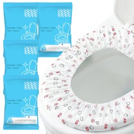 Toilet Seat Covers, Zuzer Toilet Seat Cushion, Universal Zip, Washable Toilet Seat Cover Pads, Toilet Seat Cover, Waterproof Antibacterial Home Toilet Seat Cushion (D)