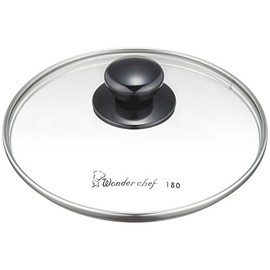 Wonder Chef Tempered Glass Lid for You and Me Pressure Magic Pot 3L, Magic Quick Cooking 3L, 7.1 inches (18 cm)