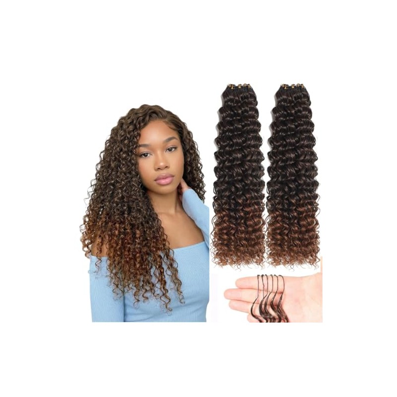 Feather Crochet Hair for Black Women 60 Strands 110g Deep