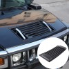 car-attention Gloss Black Fit For 2003-2009 Hummer H2 Front Hood