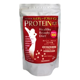プロテイン オールインワン ココア 無添加 国産 高吸収たんぱく質 500g ソイプロテイン ホエイプロテイン GABA ６０種類栄養成分配合 アミノ酸スコア100 トリプトファン グリシン 人口甘味料不使用 酪酸菌 乳酸菌 発酵性食物繊維 イヌリン コラーゲン 酵素 ルテイン DHA ビタミン ミネラル ファスティング 低カロリー 超美味 ハイグレード 1ヶ月分