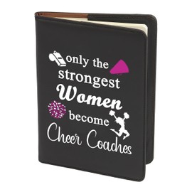 Gzrlyf Cheer Coach Notebook Journal only the Strongest Women Become Cheer Coaches Journal Female Cheerleading Coach Gifts (strongest women)
