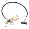 Dual Valve CO2 Filling Adapter, CO2 Cylinder Refill Bottle Connector