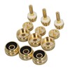 12 Pcs Set Trumpet Valve Finger Button Cap and Rod