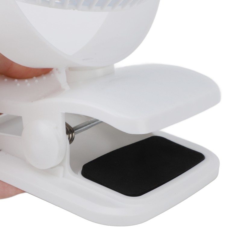 Clip On Desk Fan 360 Degree Rotation Battery Operated USB